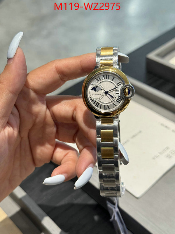 Watch(4A)-Cartier buy best quality replica ID: WZ2975 $: 119USD