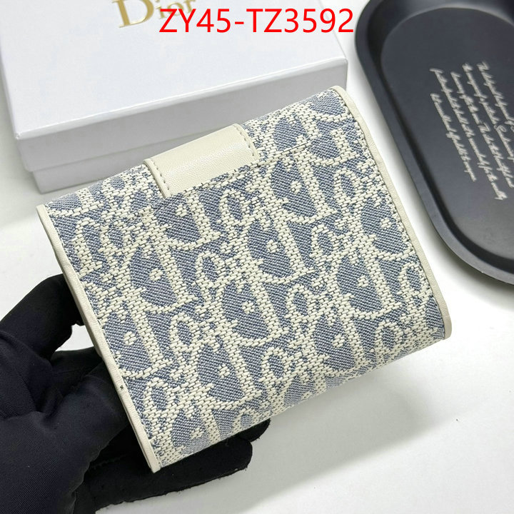Dior Bags(4A)-Wallet- top quality website ID: TZ3592 $: 45USD,