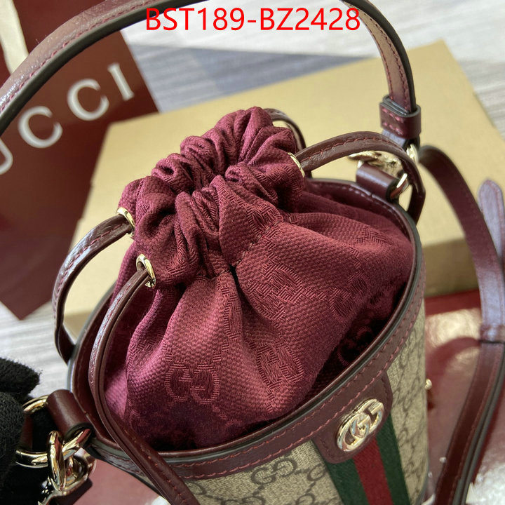 Gucci Bags(TOP)-Bucket bag- the highest quality fake ID: BZ2428 $: 189USD,