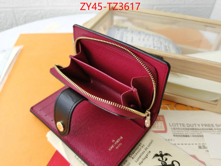 LV Bags(4A)-Wallet designer ID: TZ3617 $: 45USD,