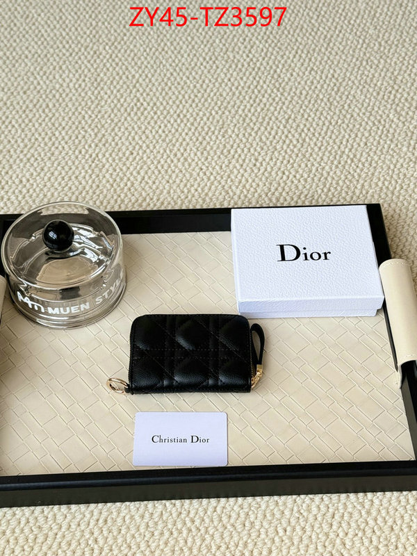 Dior Bags(4A)-Wallet- new designer replica ID: TZ3597 $: 45USD,