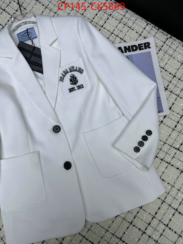 Clothing-Prada only sell high-quality ID: CK5869 $: 145USD