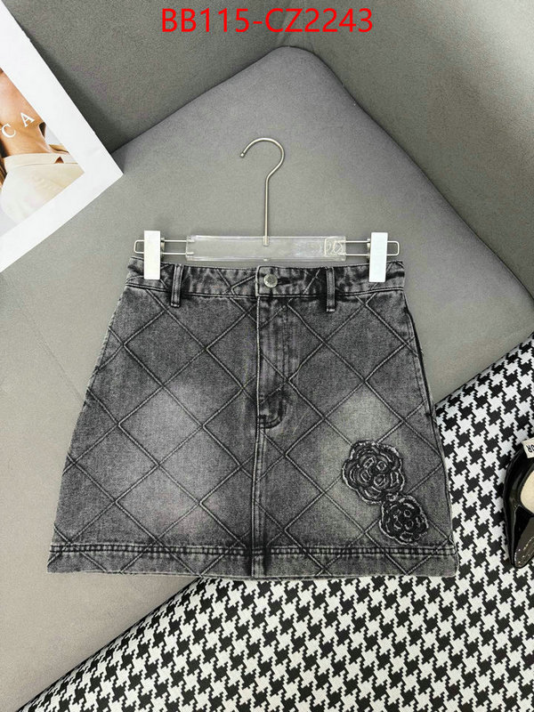 Clothing-Chanel shop designer replica ID: CZ2243 $: 115USD