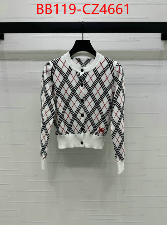 Clothing-Burberry how to buy replcia ID: CZ4661 $: 119USD