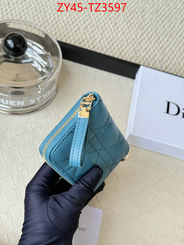 Dior Bags(4A)-Wallet- new designer replica ID: TZ3597 $: 45USD,