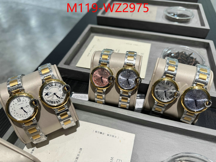 Watch(4A)-Cartier buy best quality replica ID: WZ2975 $: 119USD
