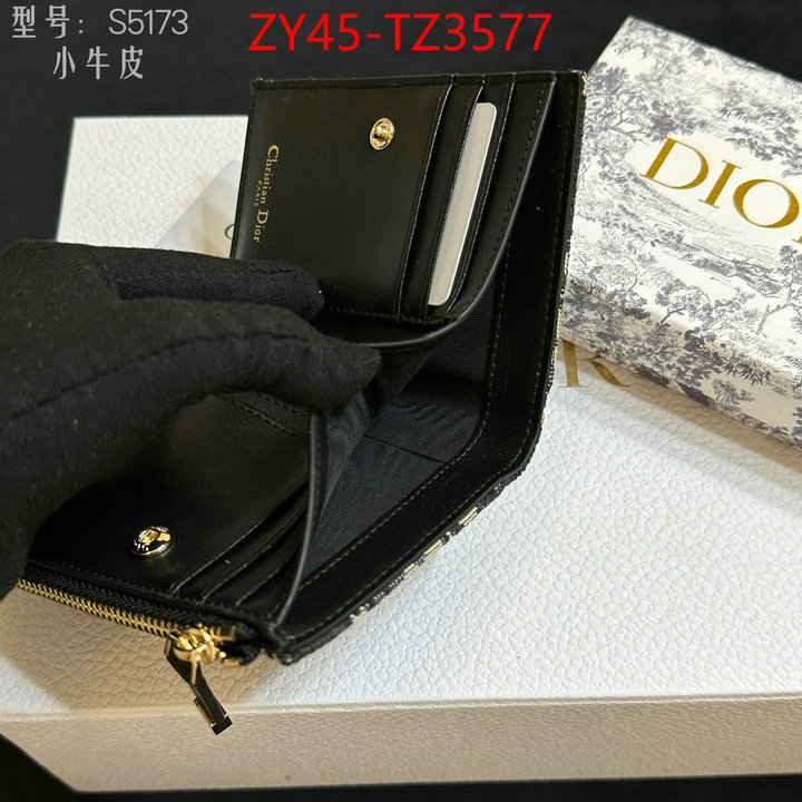 Dior Bags(4A)-Wallet- the highest quality fake ID: TZ3577 $: 45USD,