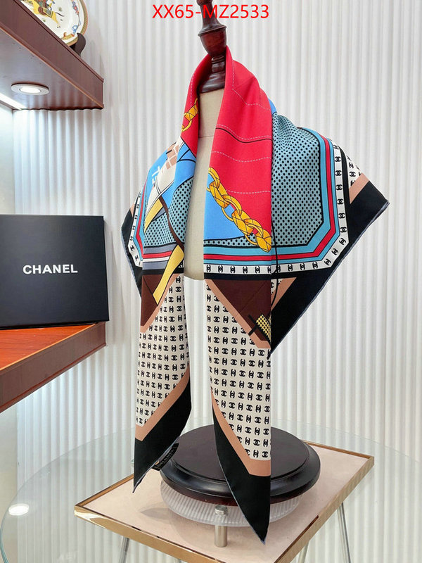 Scarf-Chanel the highest quality fake ID: MZ2533 $: 65USD