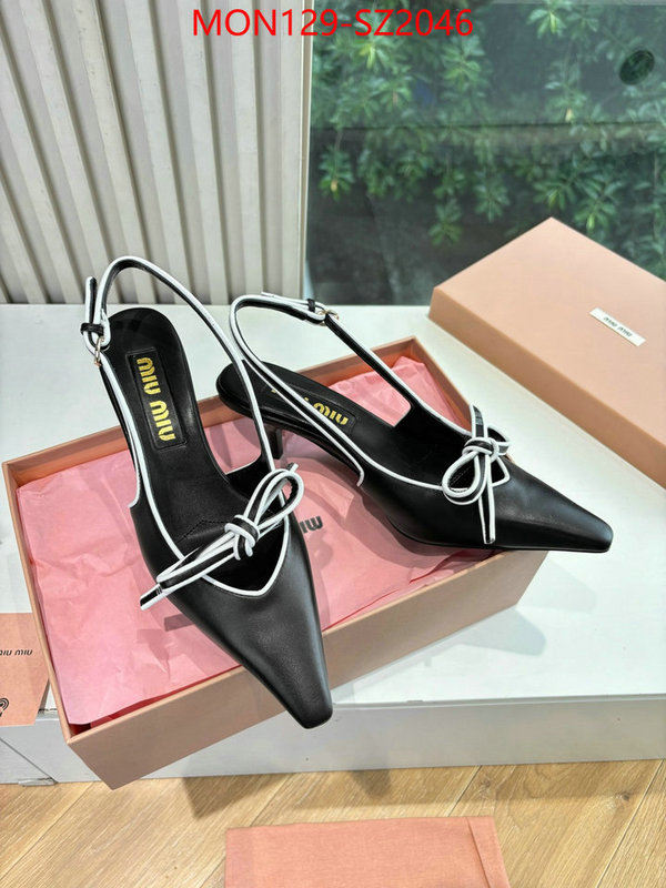 Women Shoes-Miu Miu 1:1 replica ID: SZ2046 $: 129USD