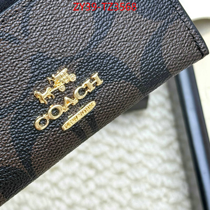 Coach Bags(4A)-Wallet high quality replica ID: TZ3568 $: 39USD,