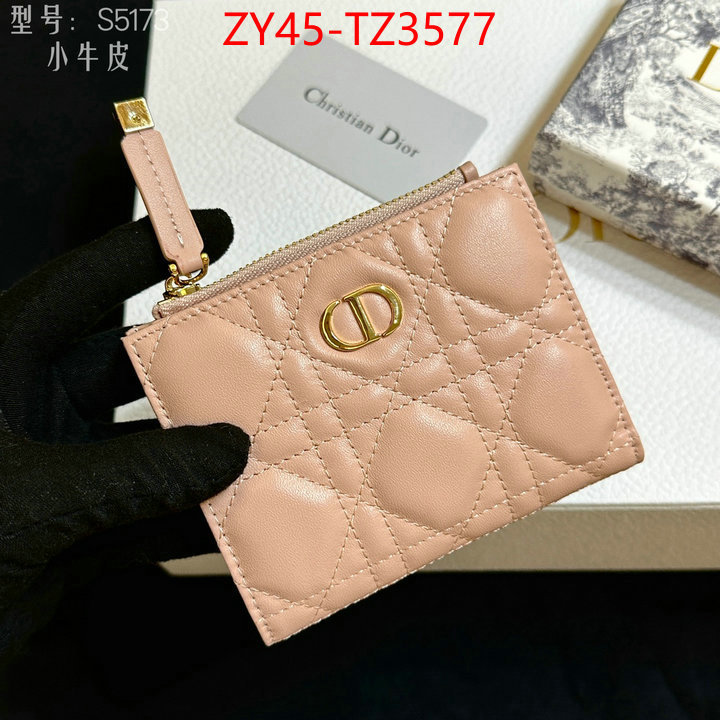 Dior Bags(4A)-Wallet- the highest quality fake ID: TZ3577 $: 45USD,