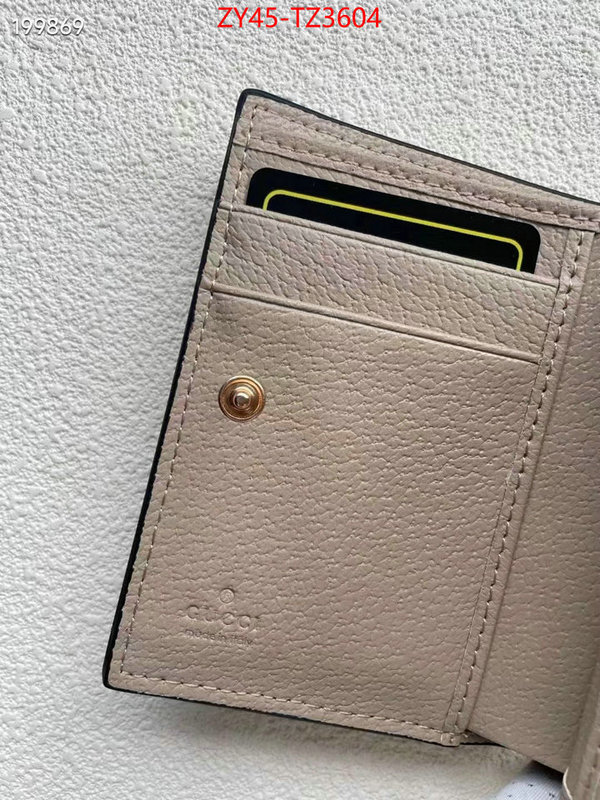 Gucci Bags(4A)-Wallet- top quality replica ID: TZ3604 $: 45USD,