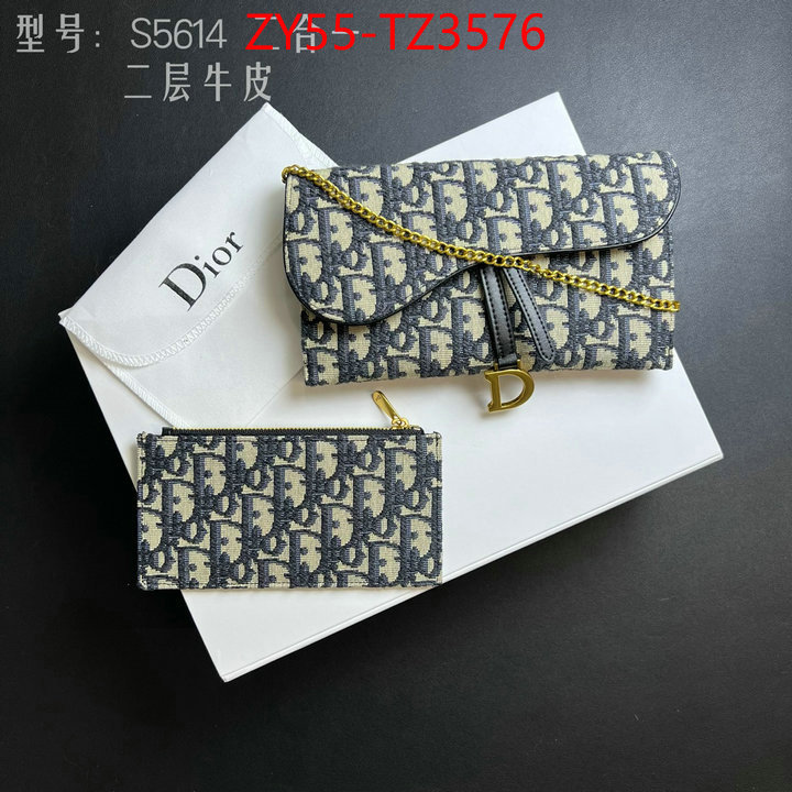 Dior Bags(4A)-Wallet- quality aaaaa replica ID: TZ3576 $: 55USD,
