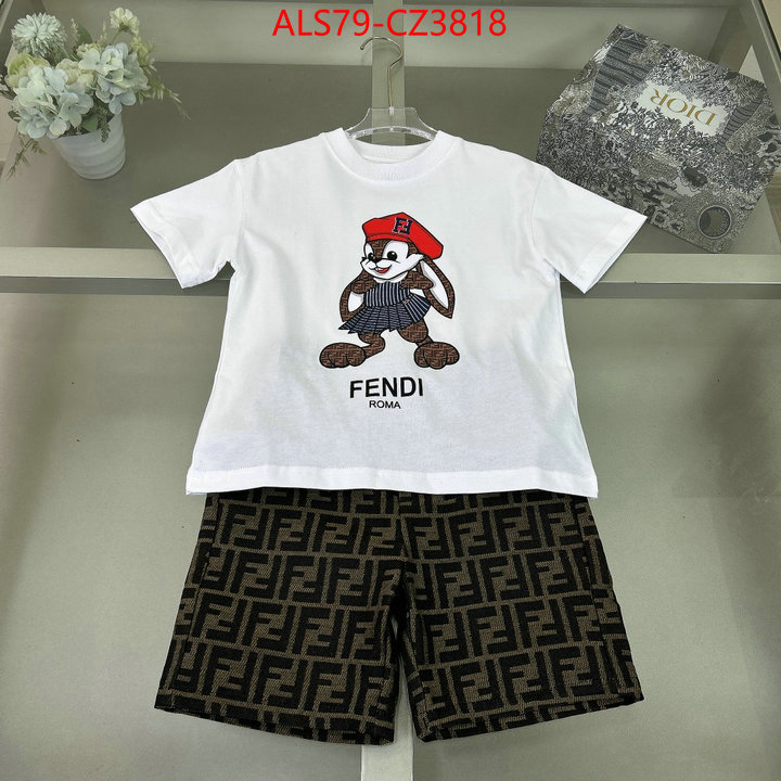 Kids clothing-Fendi unsurpassed quality ID: CZ3818 $: 79USD