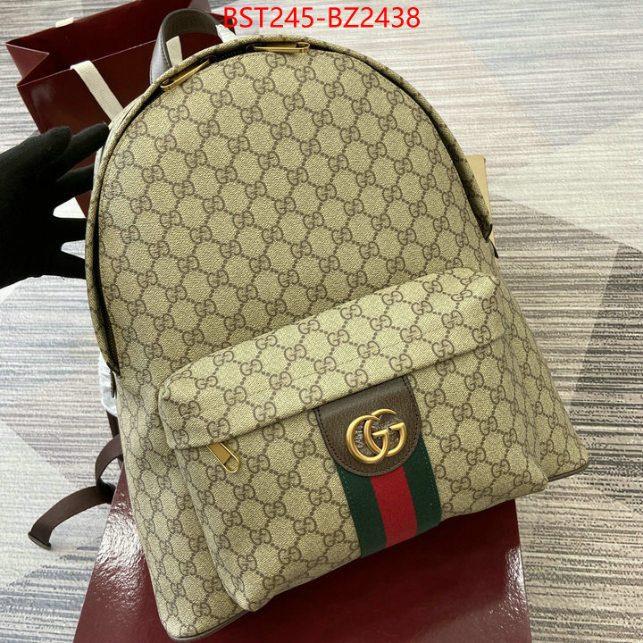Gucci Bags(TOP)-Backpack- what's the best to buy replica ID: BZ2438 $: 245USD,