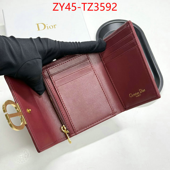 Dior Bags(4A)-Wallet- top quality website ID: TZ3592 $: 45USD,