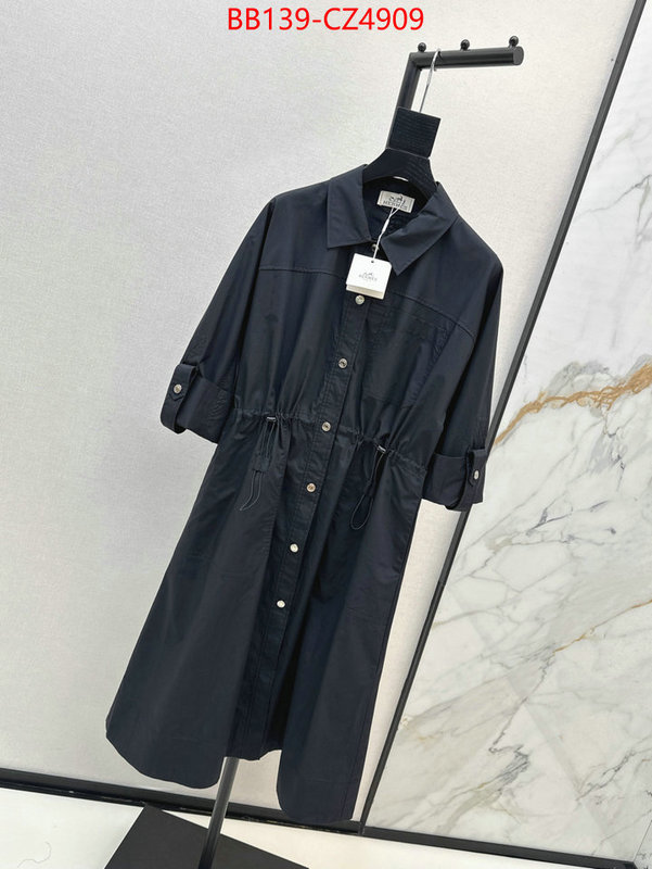 Clothing-Hermes brand designer replica ID: CZ4909 $: 139USD