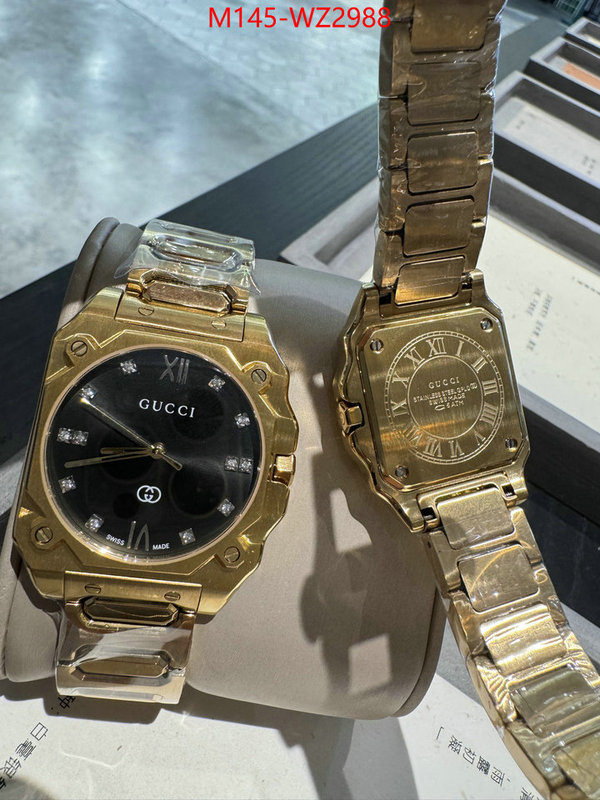 Watch(4A)-Gucci aaaaa+ quality replica ID: WZ2988 $: 145USD
