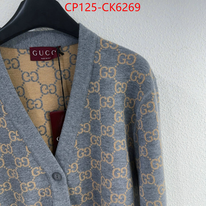 Clothing-Gucci how to start selling replica ID: CK6269 $: 125USD