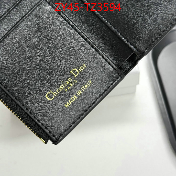 Dior Bags(4A)-Wallet- replica 1:1 ID: TZ3594 $: 45USD,