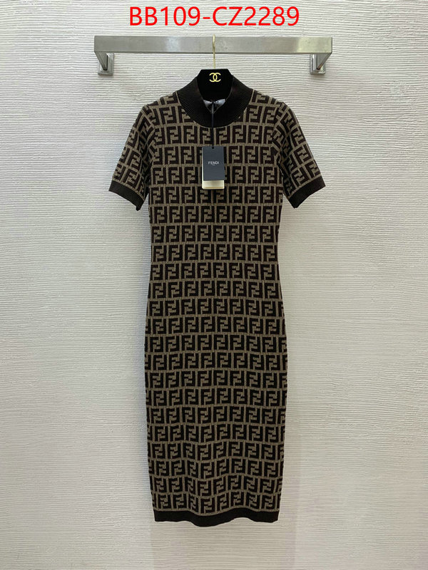 Clothing-Fendi designer 1:1 replica ID: CZ2289 $: 109USD