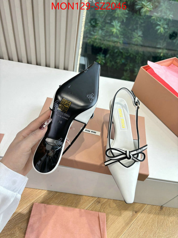 Women Shoes-Miu Miu 1:1 replica ID: SZ2046 $: 129USD