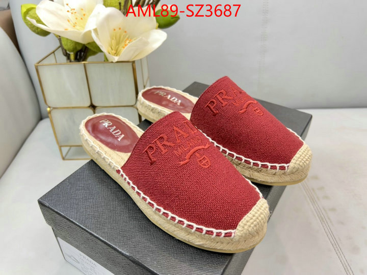 Women Shoes-Prada best fake ID: SZ3687 $: 89USD