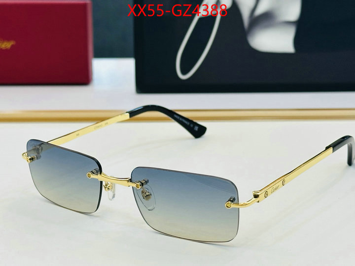 Glasses-Cartier top grade ID: GZ4388 $: 55USD