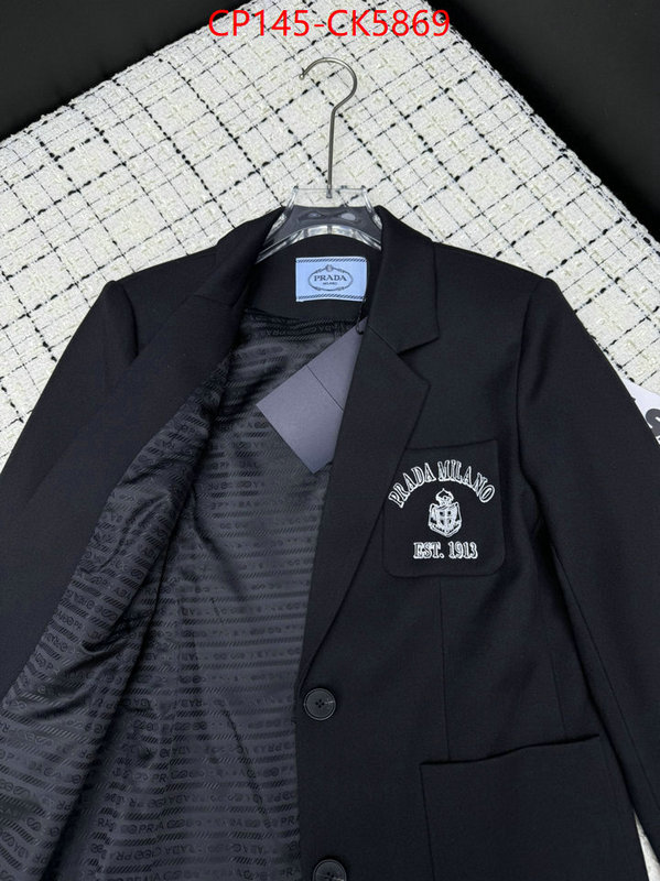 Clothing-Prada only sell high-quality ID: CK5869 $: 145USD