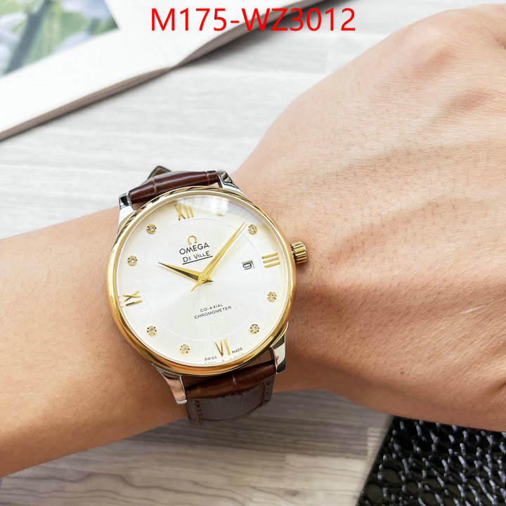 Watch(4A)-Omega high quality replica designer ID: WZ3012 $: 175USD-shoes yupoo Watch(4A)-Omega high quality replica designer ID: WZ3012 $: 175USD