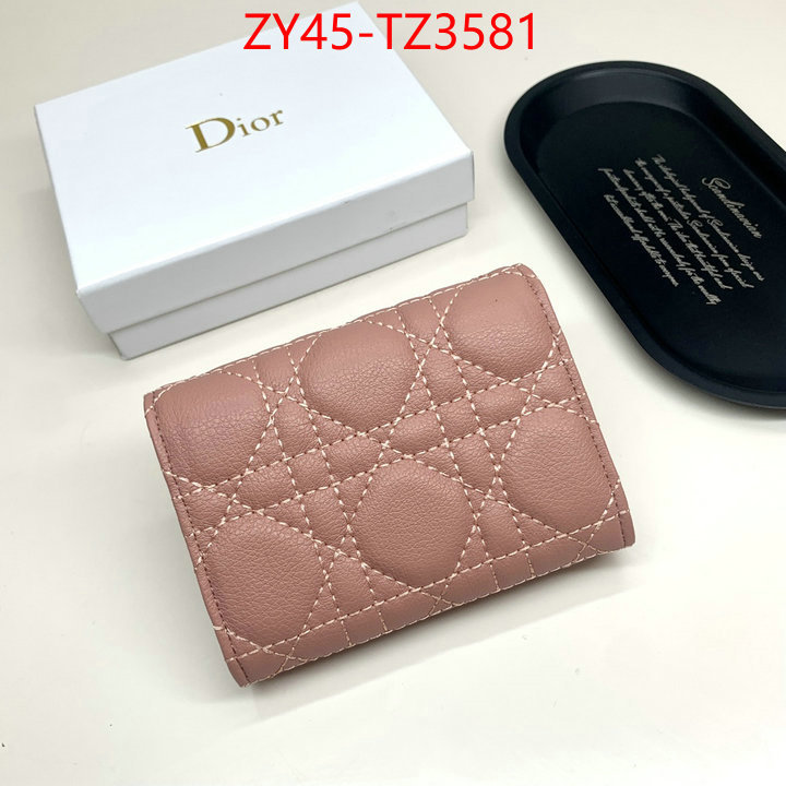 Dior Bags(4A)-Wallet- high quality aaaaa replica ID: TZ3581 $: 45USD,