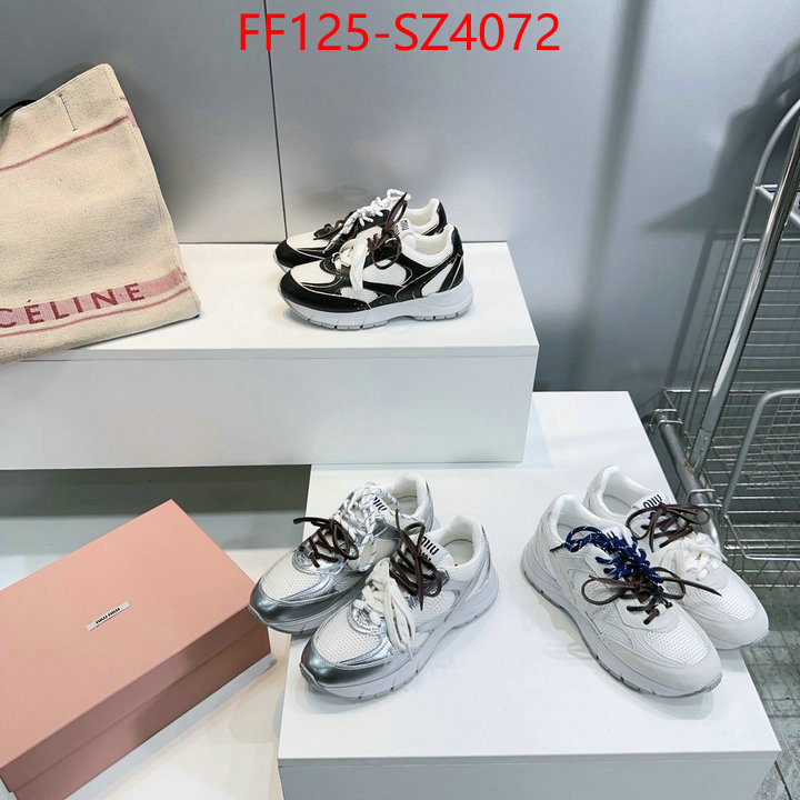 Women Shoes-Miu Miu best quality replica ID: SZ4072 $: 125USD