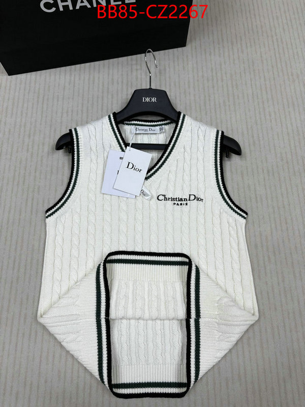 Clothing-Dior buy aaaaa cheap ID: CZ2267 $: 85USD