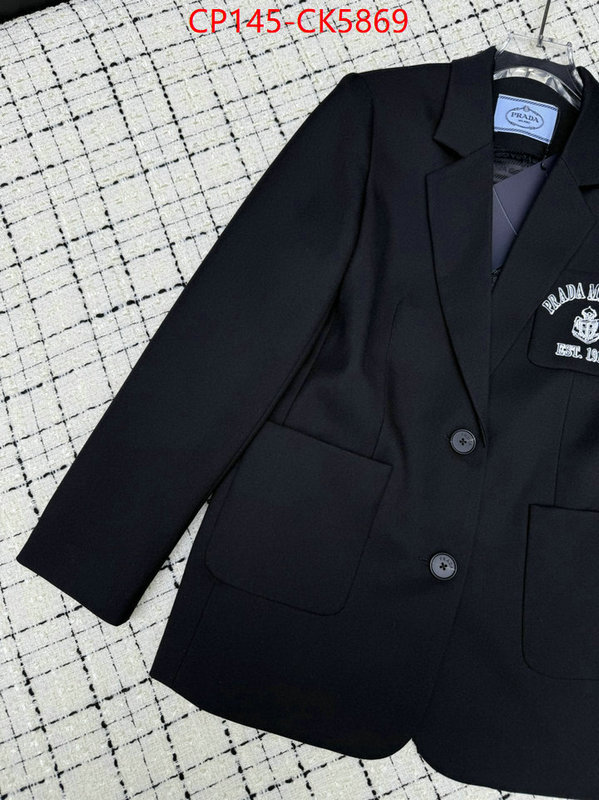 Clothing-Prada only sell high-quality ID: CK5869 $: 145USD