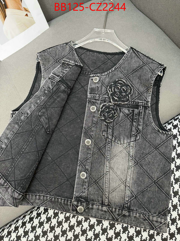 Clothing-Chanel 1:1 replica wholesale ID: CZ2244 $: 125USD