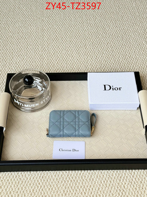 Dior Bags(4A)-Wallet- new designer replica ID: TZ3597 $: 45USD,