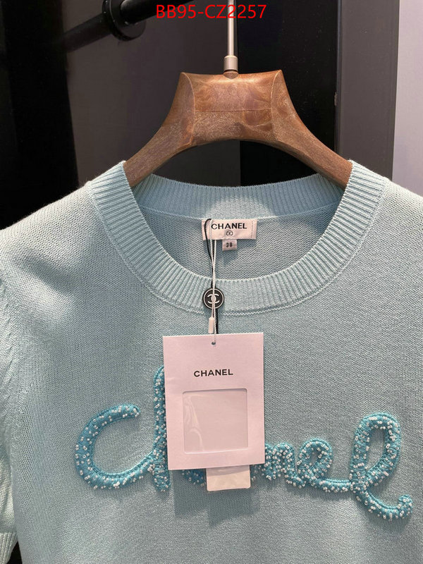 Clothing-Chanel quality aaaaa replica ID: CZ2257 $: 95USD