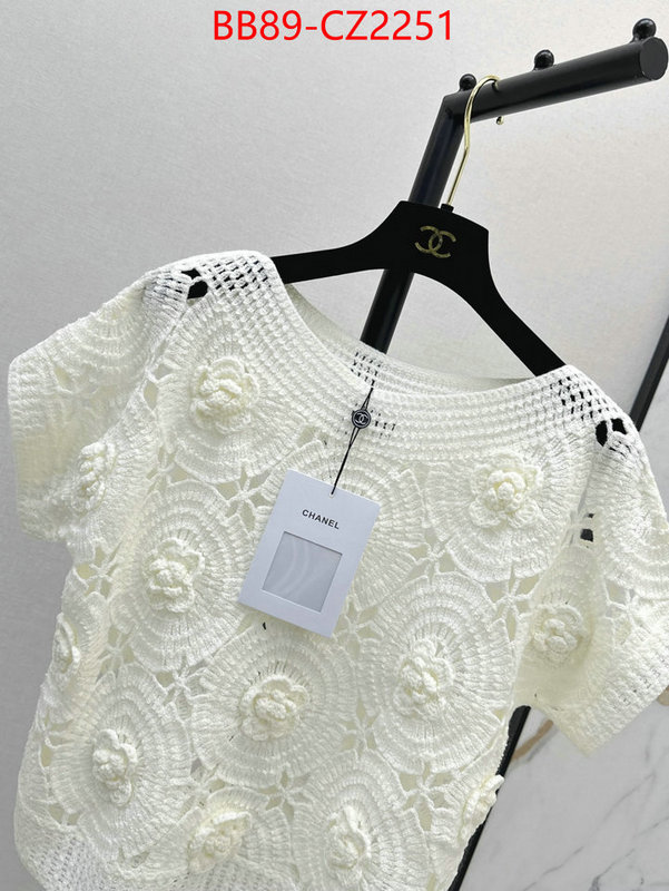 Clothing-Chanel replcia cheap ID: CZ2251 $: 89USD