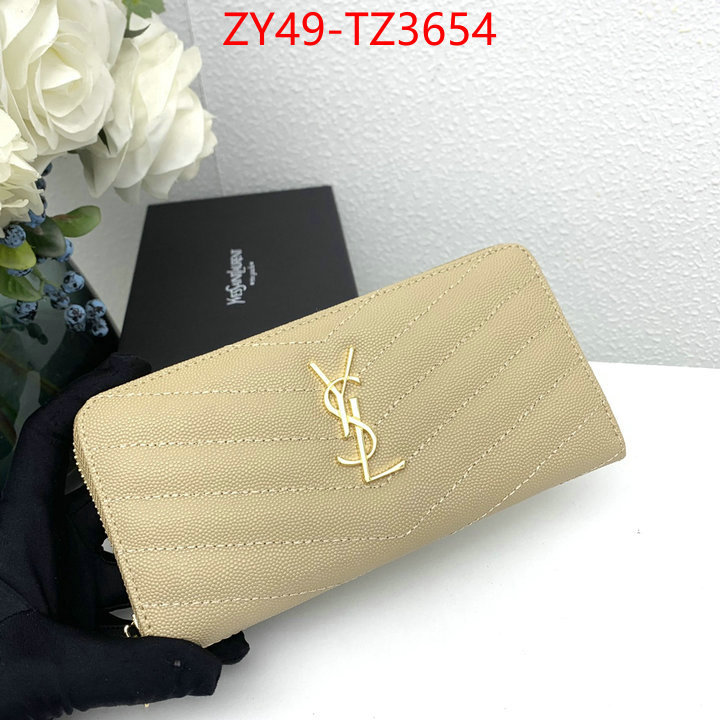 YSL Bags(4A)-Wallet- shop cheap high quality 1:1 replica ID: TZ3654 $: 49USD,