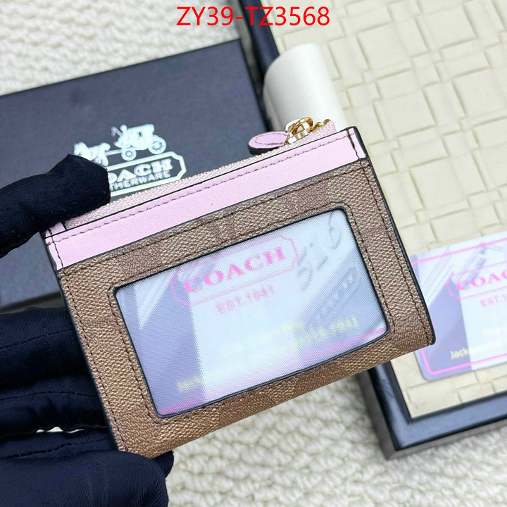 Coach Bags(4A)-Wallet high quality replica ID: TZ3568 $: 39USD,