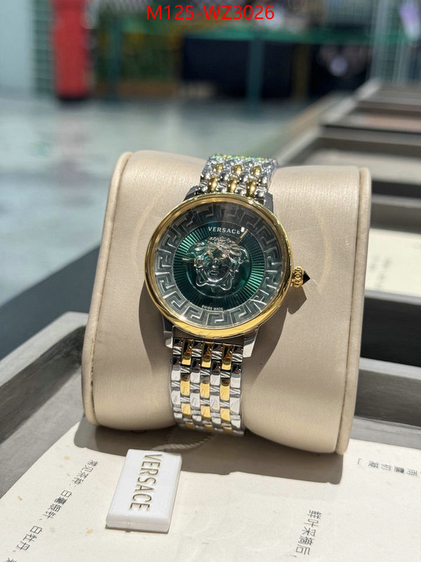 Watch(4A)-Versace knockoff highest quality ID: WZ3026 $: 125USD