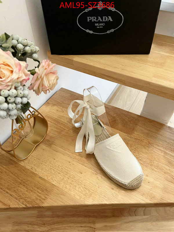 Women Shoes-Prada good quality replica ID: SZ3686 $: 95USD