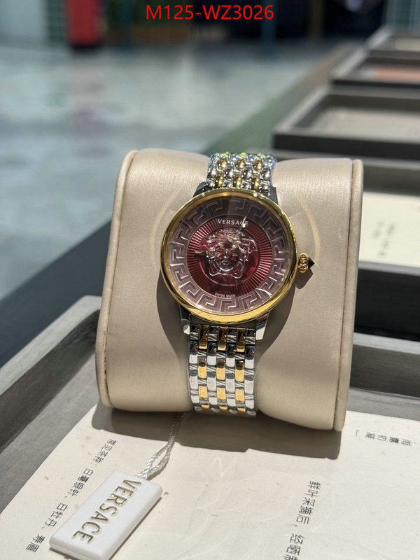 Watch(4A)-Versace knockoff highest quality ID: WZ3026 $: 125USD