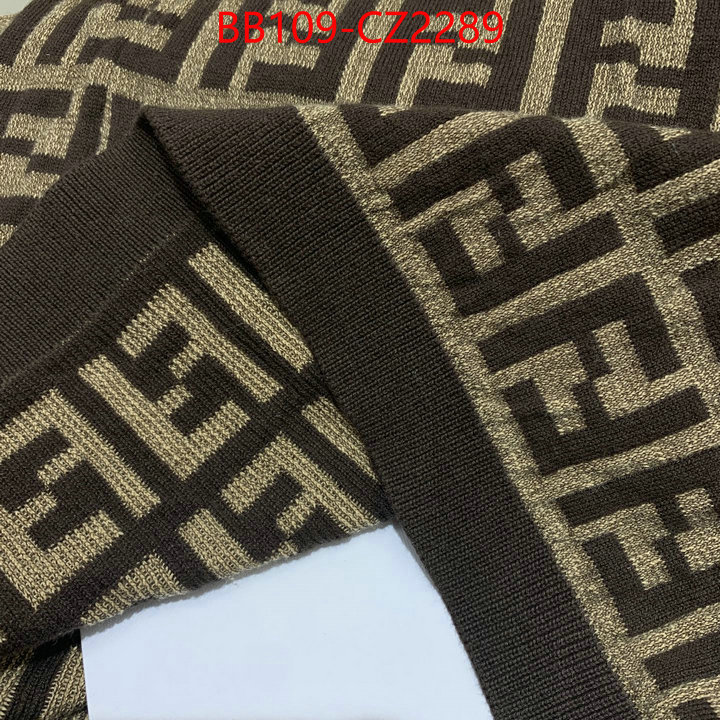 Clothing-Fendi designer 1:1 replica ID: CZ2289 $: 109USD