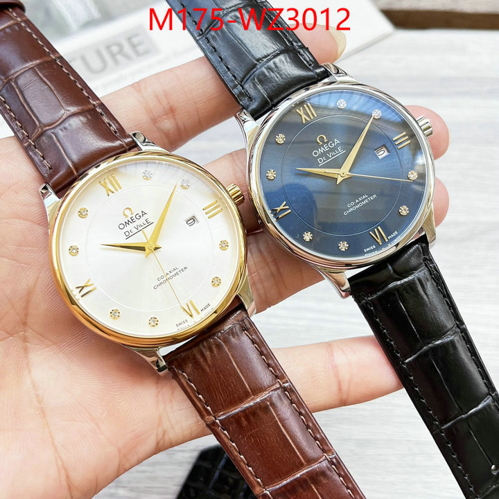 Watch(4A)-Omega high quality replica designer ID: WZ3012 $: 175USD-shoes yupoo Watch(4A)-Omega high quality replica designer ID: WZ3012 $: 175USD