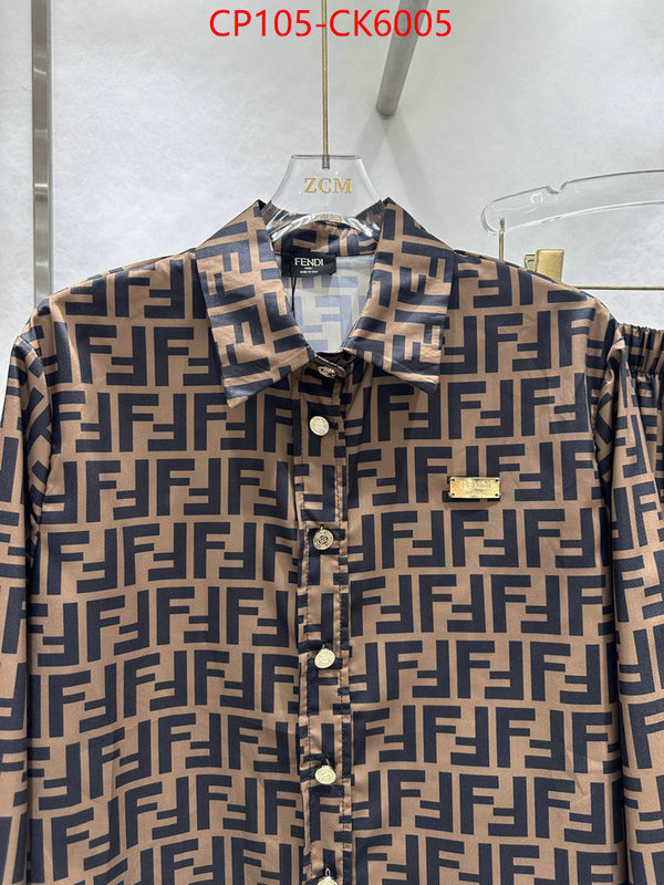 Clothing-Fendi top sale ID: CK6005 $: 105USD