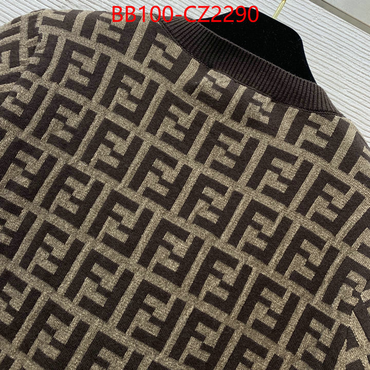 Clothing-Fendi where could you find a great quality designer ID: CZ2290 $: 100USD