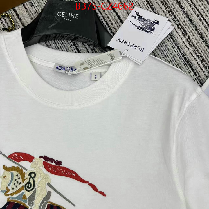 Clothing-Burberry top perfect fake ID: CZ4662 $: 75USD