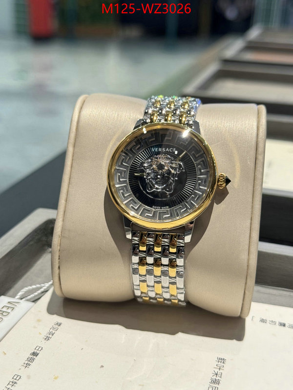 Watch(4A)-Versace knockoff highest quality ID: WZ3026 $: 125USD