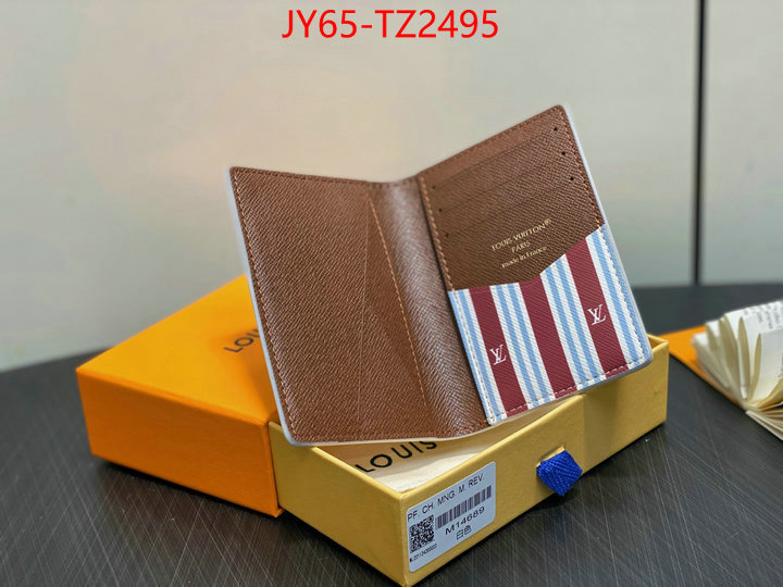 LV Bags(TOP)-Wallet outlet sale store ID: TZ2495 $: 65USD,